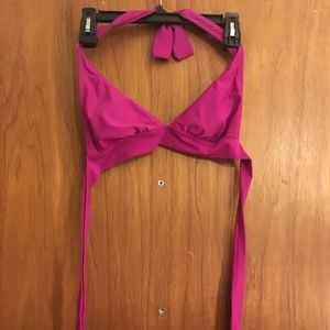 Hobie Hot Pink Halter Bikini Top